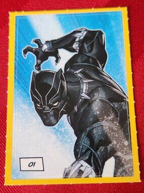 Loblaws Marvel Sticker - 01 Black Panther - MAKE A BUNDLE!!